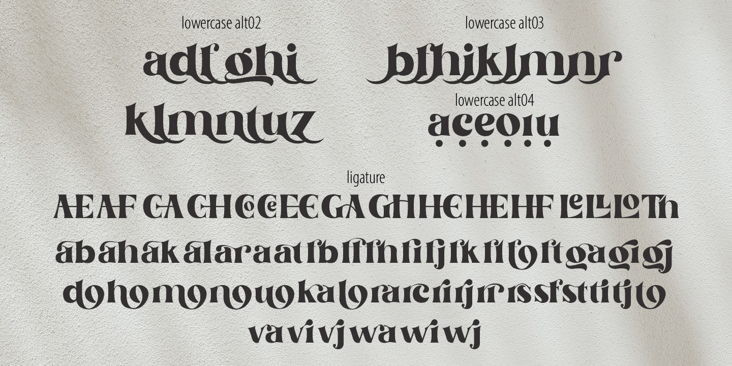 Example font Catellos #2